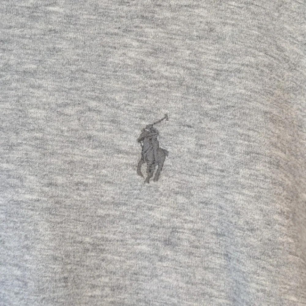 Polo‎ Ralph Lauren Mens XXL Heather Grey Quarter Zip Pullover Pony Logo Sweater